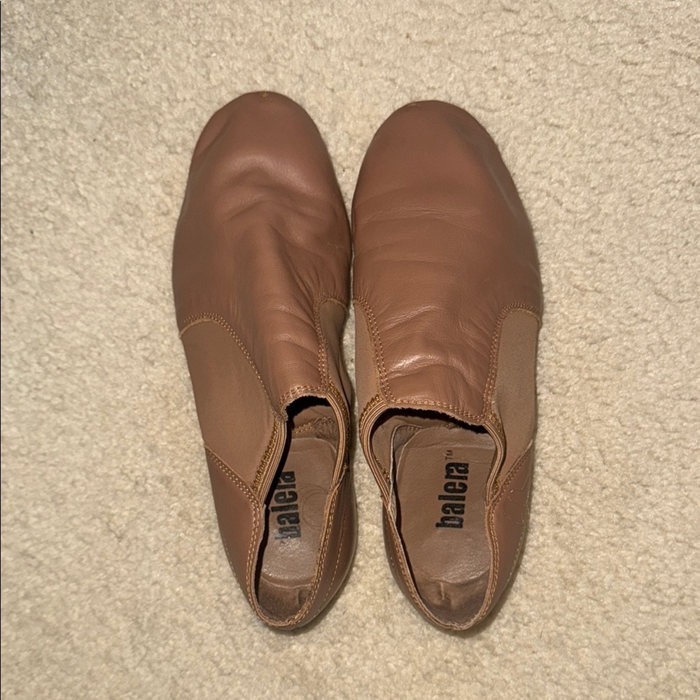Balera Brown Leather Dance Shoes size 8